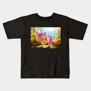 Autumn Fluttershy Kids T-Shirt